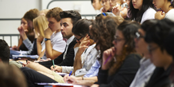 students in lecture hall